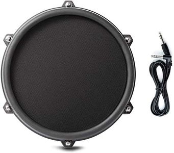 Alesis Nitro 8 Inch Single-Zone Mesh Tom Pad and Silverline Audio 10ft Trigger Cable Bundle (No Mount and Cable Only)