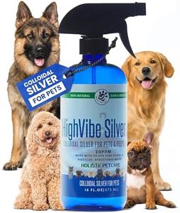 Holistic Pet Care Colloidal Silver for Dogs, Cats, Horses & Birds – 20 PPM Wound Care, Hot Spot Treatment, Skin Relief & Immune Support – All-Natural Pet Colloidal Silver Solution, Spray Bottle (16oz)