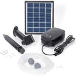 Biling Solar Pond Aerator with Battery Oxygen for 100-600 L Koi Fish Ponds