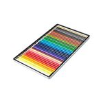 Amazon Basics Coloured Pencils in Tin Box, Pack of 36 - Assorted Colours