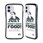 Head Case Designs Officially Licensed Friends TV Show Joey Food Quotes Hybrid Case Compatible With Apple iPhone 11