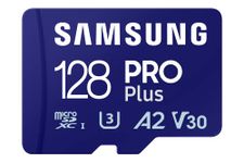 Samsung PRO Plus MicroSD Card, 128 GB, UHS-I U3, Full HD & 4K UHD, Read Speed 180 MB/s, Write Speed 130 MB/s, Memory Card for Cameras and Drones, Includes USB Card Reader, MB-MD128SA/EU