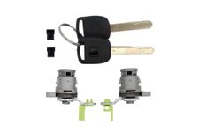 Unifizz Pair of Front Left Driver LH Side & Right Passenger Side RH Door Lock Cy-linder Keys Set for Hon-da Accord 1998-2002, Ci-vic 2001-2005, Ody-ssey 1999-2004, S2000 2000-2009