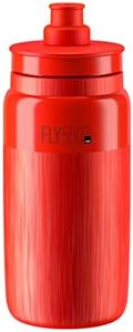 Elite Fly 550ml Bottle (Red, Textured) – Ultra-Lightweight Sports Drink Bottle with Push-Pull Valve