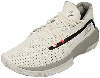 Under Armour SC 3Zero III Mens Basketball Trainers 3022048 Sneakers Shoes (UK 8 US 9 EU 42.5, White 100)