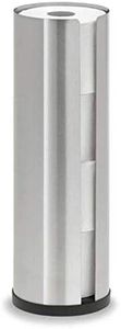 blomus -NEXIO- WC-Rollenhalter aus Edelstahl, exklusiver Toilettenpapierhalter mit Platz für bis zu 4 Rollen, modernes Badaccessoire ohne Montage (H / B / T: 45,5 x 13,5 x 13,5 cm, Silber, 68409)