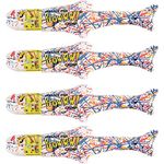 YEOWWW! Catnip Pollock Fish 4 PACK | Pure Leaf & Flowertop | Cat and Kitten Toy