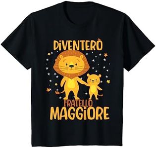 Bambino Leone Sono grande fratello - Diventerò un fratello maggiore Maglietta