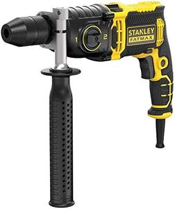 STANLEY FATMAX FMEH1100K-QS - Taladro percutor con cable 1.100W, 54.400 ipm y maletín