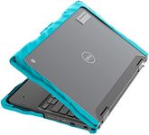 Gumdrop DropTech Laptop Case Fits Dell Chromebook 3120 | 3110 | 3100 (2-in-1) for K-12 Students Teachers and Classrooms – Drop Tested Rugged Shockproof Bumpers for Reliable Device Protection – Teal