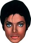 FoxyPrinting Michael Jackson Bad Music Celebrity Cardboard Party Face Mask Fancy Dress