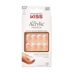 KISS Salon Acrylic French Nail Kit - Bonjour - 28 Nails