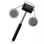 Cave Tools Meat Tenderizer Tool and Mallet Hammer for Tenderizing Cuts of Meat with Non-Slip Silicone Handle - Kitchen Accessories