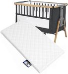 Pinkfairy Baby Toddler Crib Foam Mattress - 80.5 x 51 x 4cm Compatible Fits to Tutti Bambini Cot Mattress - Breathable Cozy Ultra Soft Anti-Allergic