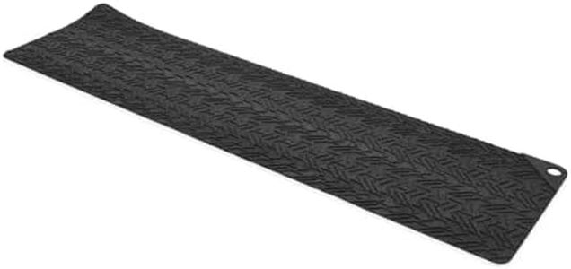 Camco Flexible Grip Pad Runner for RV Leveling Blocks, 35 ½-Inches (L) x 9 ½-Inches (W) | Protects Your Leveling Blocks from Uneven Surfaces | Easy to Carry and Store (44528), Black