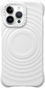 CASETiFY Ripple Case for iPhone 14 Pro Max [Silicone / 6.6 ft. 2X Military Grade Drop Protection/Compatible with Magsafe] - White
