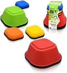 Playzone-fit Balance Stepping Stones Obstacle Course for Kids - Set of 5 Colorful Kids Stepping Stones in 2 Fun Sizes - Perfect Indoor & Outdoors Play Equipment for Children Ages 3+