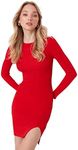 TRENDYOL Women's Mini Knitted Dress