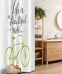 Ambesonne Bicycle Stall Shower Curt