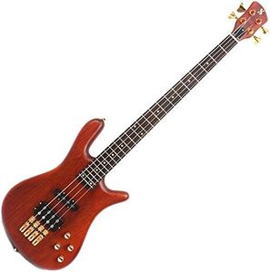 SX SWB1 Warwick Jazzman Style Active Bass Guitar - Natural