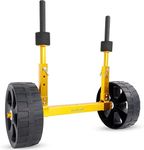 GanFindX Prestige Gold Lightweight Aluminum Sit on Top Kayak Cart, Width Adjustable Kayak Trolley with Puncture-Free Tires | 220 Lb Weight Rating, Suitable for Most Kayaks and Canoe with Plug Holes