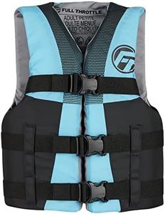 Full Throttle Teen Nylon Life Jacket, Aqua