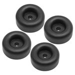 4Pcs 2.5" Trailer Ramp Door Rubber Bumpers Replacement Trailer Ramp Doors, Truck Gates Round Rubber Bump Stops, Round Rubber Feet Bumpers