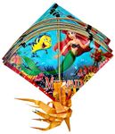 RUHANI Plastic Cartoon Character Kites, Multicolor, (Pack of 30)