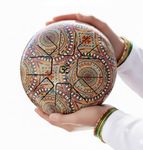 AASHIE N HOME 6-Inch Steel Tongue Drum, 8 Notes C Major | Handpan Drum for Kids & Adults | Meditation, Yoga, Relaxation & Healing | Includes Bag & Mallets | OM Mandala Design | Unique Gift