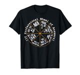 IT Professional Funny Wheel Of Answers Tech Support Job Work T-Shirt