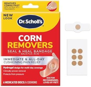 Dr. Scholl's CORN Removers with Duragel Technology, 6ct (One Size) // Removes Corns Fast and Provides All-Day Cushioning Pain Relief