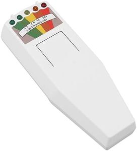 Jectse Nuclear Radiation Detector Portable Geiger Counter Radiation Dosimeter for Marble Testing, Household Use Meter with Alarm System (White)