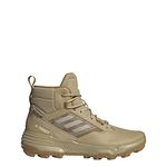 adidas Men's Unity Leather Mid Rain.rdy Walking Shoe, Beige Tone/Ecru Tint/Mesa, 10.5