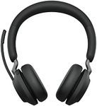 Jabra Evolve2 65 Wireless PC Headset – Noise Cancelling Microsoft Teams Certified Stereo Headphones With Long-Lasting Battery – USB-A Bluetooth Adapter – Black