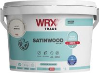 WRX Trade Satinwood Paint – Brilliant White - Water Based (1L)