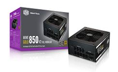 Cooler Master MWE 850 Gold V2 Power Supply - Fully Modular | 80 Plus Gold Certified | 120mm HDB Fan | DC-to-DC Circuit Design | 2 EPS Connectors | 850 Watt