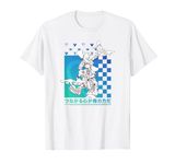 Disney Kingdom Hearts Sora Donald Goofy Kanji Checkerboard T-Shirt