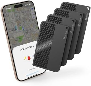 2025 [Apple MFi Certified] (iOS Only) Bluetooth Tracker Smart Finder for Apple Find My, iPhone Card Wallet Finder GPS Tracker, 5-10 Years Battery, Keys Finder and Item Locator for Keys, Bags, Passport