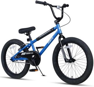 cubsala 20 Inch Kids BMX Style Bike for 7-12 Years Old, SkyBlue | For Toddlers Boys Girls, High Tensile Steel Frame, Training Wheels(12''–18''), Kickstand(14''-20''), Coaster & Rear V Brake