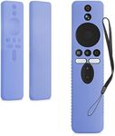 kwmobile Case Compatible with Xiaomi Mi TV Stick 4K Case - Soft Silicone Cover for Remote Control - Light Blue