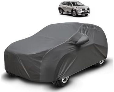 Auto Hub Waterproof Car Cover Compatible with Taisors with Mirror Pockets, Soft Cotton Lining, Taisors Car Cover Waterproof, Grey