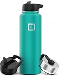 IRON °FLASK 40 oz Wide Mouth Water Bottle with Straw Lid