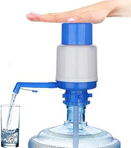 Water Dispenser Pump 5 Gallo, Water Cooler Dispenser Manual Hand Water Bottle Pump for 2-6 Gallon Mineral Water Kettle, Portable Kettle Water Bottle Dispenser for Home, Office, School,Travel,Camping