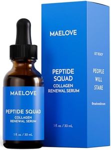 MAELOVE Peptide Squad Collagen Renewal Serum, Anti-Aging Serum for Face with Copper Peptides, Argireline, and Matrixyl 3000, Hydrating Peptide Serum for Wrinkles, Fine Lines, and Skin Elasticity