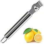 Lemon Zester Peeler, 2-in-1 Stainless Steel Professional Peeling Tool for Kitchen