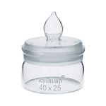 Weighing Bottle, Low Form, Borosilicate 3.3 Glass, Dim. 40×25mm(Pack of 10)