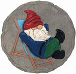 Spoontiques Lounging Gnome Stepping Stone Outdoor Garden Décor