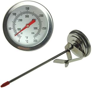 Termómetro de caramelo con clip de olla profesional para hacer caramelos, sonda de acero inoxidable ideal para hacer caramelos y derretir azúcar cocina