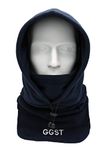 GG ST Balaclava Windproof Ski Mask Winter Thermal Fleece Hood Heavyweight Neck Warmer Snood Outdoor Sports Face Covers Hat for Men & Women Navy