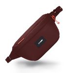 Pacsafe Unisex-Adult Go Anti Theft Sling Pack, Garnet Red, One Size